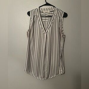 Jon & Anna White and Black Polyester Scarf size xl